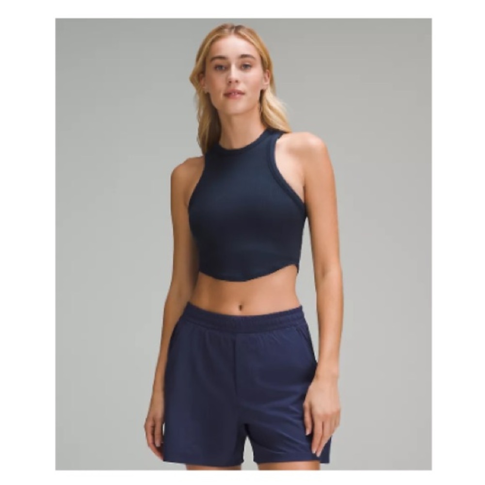 Lululemon hold tight cropped tank top